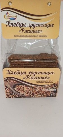 картинка Хлебцы хрустящие Ржаные 0,25кг